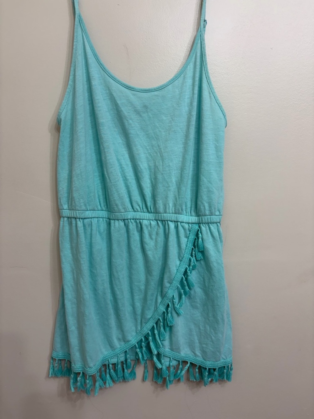 Victoria's Secret Light Aqua Tassel Swim Coverup